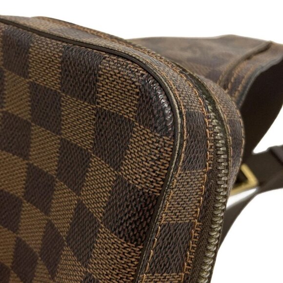 Auth LOUIS VUITTON Geronimos N51994 Ebene Damier CA0150 Bum Bag Damier Canvas - Picture 5 of 16